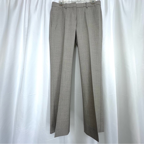 Theory Custom Max 2 Edition 5 Heathered Oatmeal Pants sz 4 EUC - Picture 2 of 8